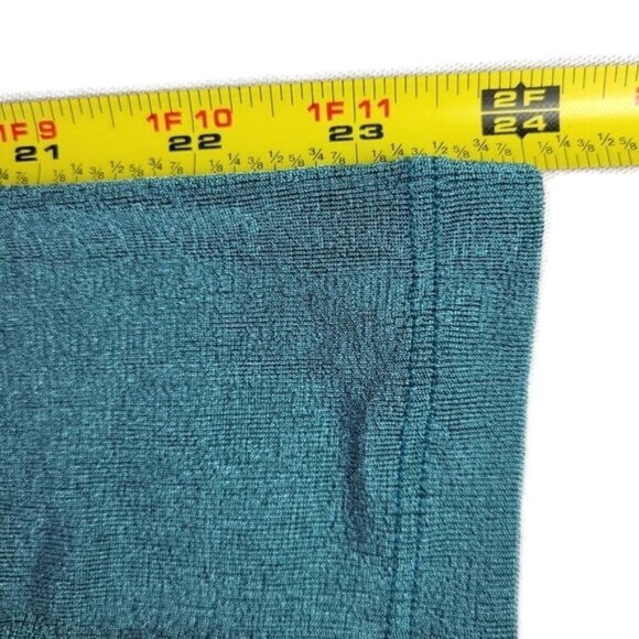 Princess Polly Bodycon Dress Size 4 Green Shimmer Ruching Side Zip Surplice - Picture 9 of 10